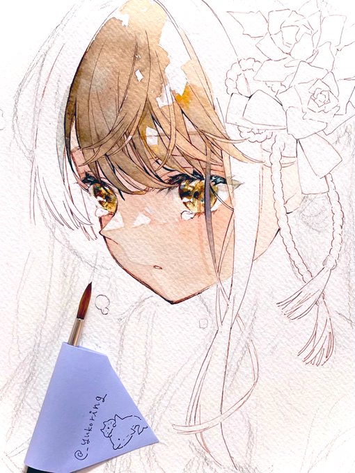 「watercolour」のTwitter画像/イラスト(新着)｜2ページ目)