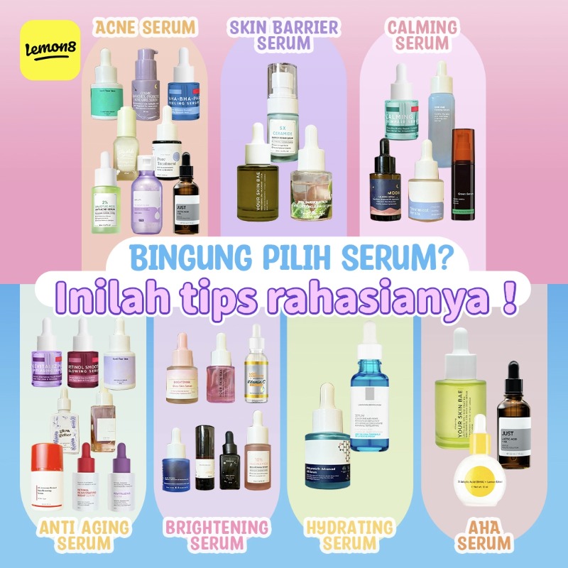 IndonesiaLemon8's tweet photo. [RT dan Save] Tips Rahasia Pilih Serum yang Cocok untuk Jenis kulit kamu! ✨

Buat kamu yang suka bingung pilih serum, tungguin thread ini biar kamu gak bingung lagi pilih serum sesuai dengan kebutuhan kulit kamu 🥰

-a Thread-

#Lemon8indonesia #RacuninSkincare
#serum #skincare