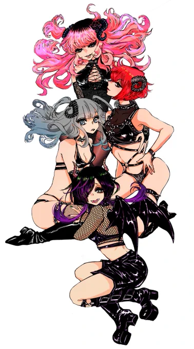 #昼は聖女で夜サキュバス合わせ勝手にFAサキュバス集合#レイヤーさんFA 
