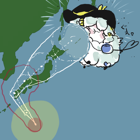 古明地こいし 「#こいシープ 進路あたっく 」|葱のイラスト