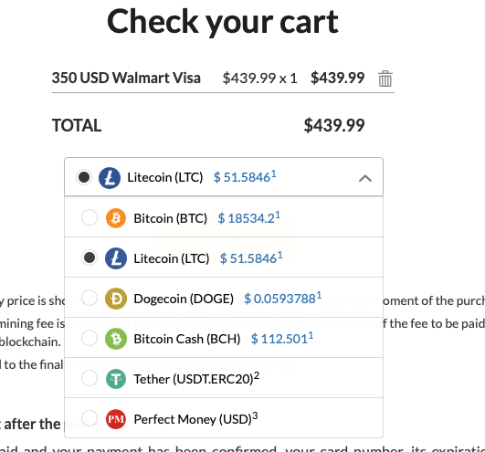 LitechainFamily's tweet photo. No matter how many payment methods I have, I still choose to pay with #litecoin https://t.co/zdlfCCgGYL