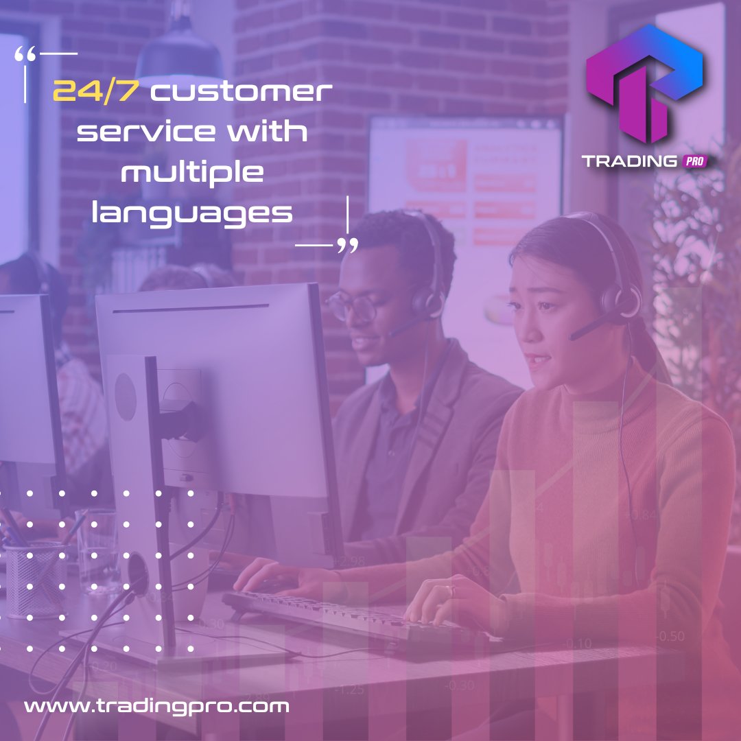 _TradeTalk's tweet photo. Trading Pro has clients from all over the world! Thus, a well-performing customer service that is multilingual will assist in regards to anything related to trading.

#freedom #discoveryourfreedom #prolific 
#proficient #professional #unlimitedposibilities https://t.co/aE0tbZNJ8B