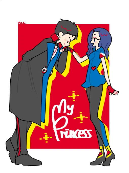 ディセンダント×手下の過去絵!かわい～ 