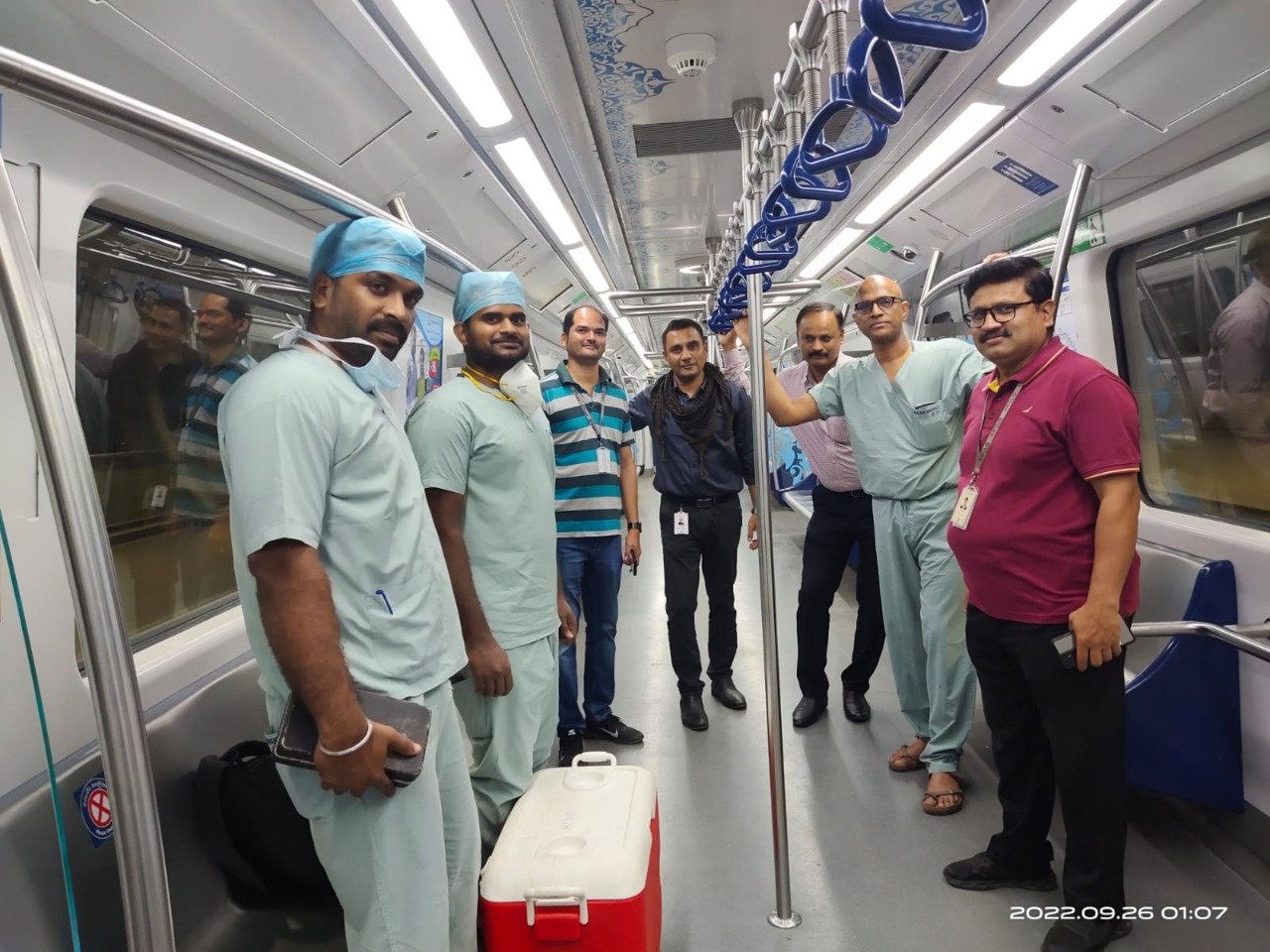 Doctors on Hyderabad Metro