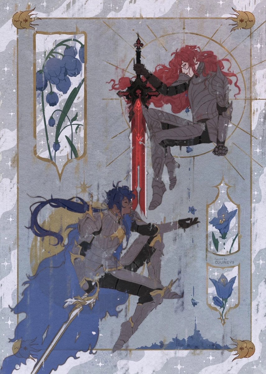 Finally can post my art for <a href="/PavoNoctuaZine/">Pavo Noctua: Closed!</a> ❤️
#Kaeya #Diluc