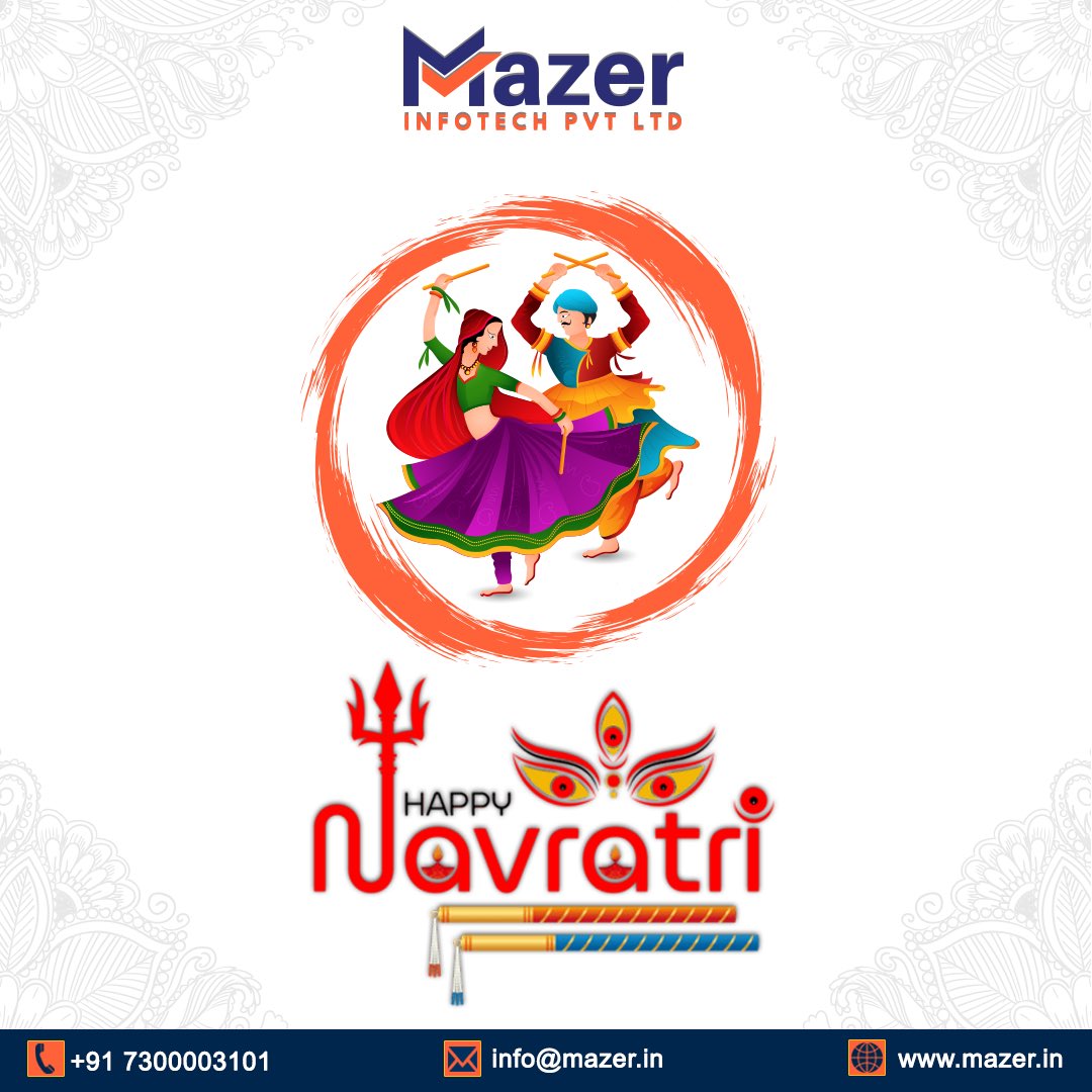 MazerInfotech's tweet image. May Navratri days bring brightness and joy in your life. May Maa Durga shower her blessings on you. Happiest Navratri🙏🙏🚩 #navratri #softweredeveloper #itcompany #mazer #mazerinfotech #webdevelopment #webdesign #udaipur #rajasthan #gujrat #banglore #india
