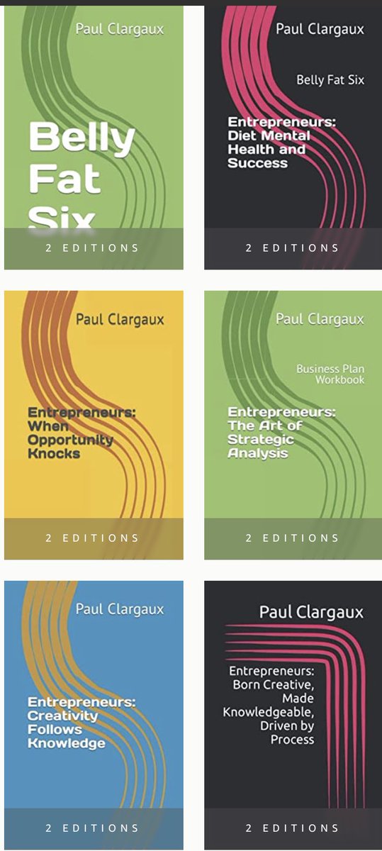 Clargaux's tweet photo. My health scare drives me to reflection, 8 books in 3 months, what drives you?

Review: “Paul’s book is a priceless gem”

#BookWorm #entrepreneurs 
#mondaythoughts 
#strategy 
#Diet 
#mentalhealth 
#cancer 
#creativity https://t.co/Ts1eJIcNoi