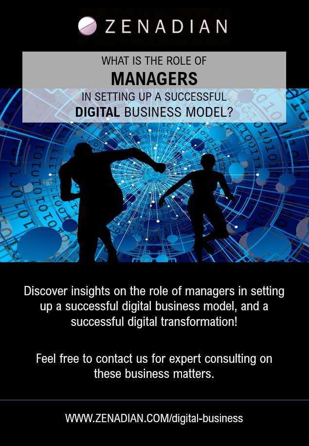 ZENADIANcom's tweet photo. Discover insights on the role of managers in setting up a successful digital business model, and a successful digital transformation!
Contact us for expert consulting on these business matters.
https://t.co/Z0aaBEdlek
 #digitalbusinessconsulting  #digitaltransformation https://t.co/TgkV9222Jn