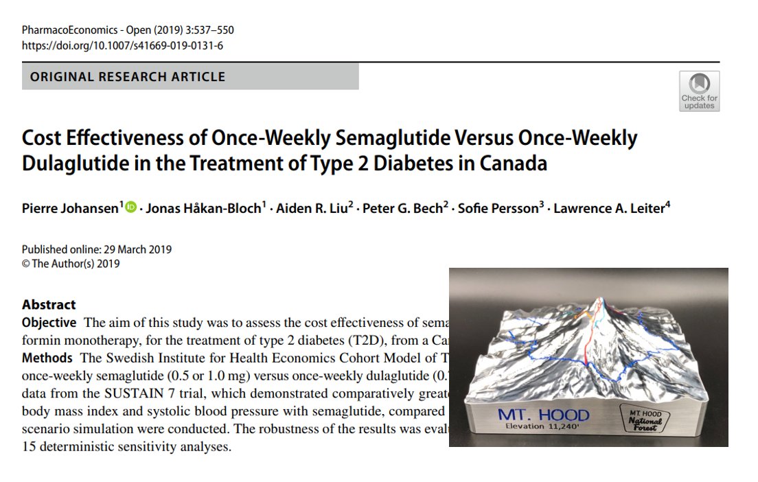 Philip M Clarke (@pmc868) on Twitter photo At this year Mt Hood diabetes challenge conference we finally got the chance to award Pierre Johansen, Senior Health Economist at Novo Nordisk with a prize for this paper link.springer.com/article/10.100…
We plan to award a 2nd Transparency Prize at our next meeting:mthooddiabeteschallenge.com/transparency-p… At this year Mt Hood diabetes challenge conference we finally got the chance to award Pierre Johansen, Senior Health Economist at Novo Nordisk with a prize for this paper link.springer.com/article/10.100…
We plan to award a 2nd Transparency Prize at our next meeting:mthooddiabeteschallenge.com/transparency-p…