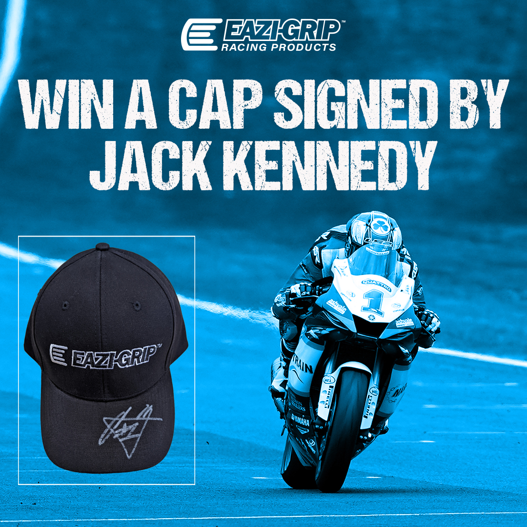 EaziGrip's tweet photo. JACK KENNEDY SIGNED CAP COMPETITION

For your chance to win a cap signed by @Mar_trainRacing rider &amp; 2022 British Supersport Champion @JackKennedy14 all you have to do is...

1. Like &amp; Retweet this tweet
2. Comment 'Done'

Closes 30/10/22. Winner announced 31/10/22.

Good luck! https://t.co/vpHkwhgeo9