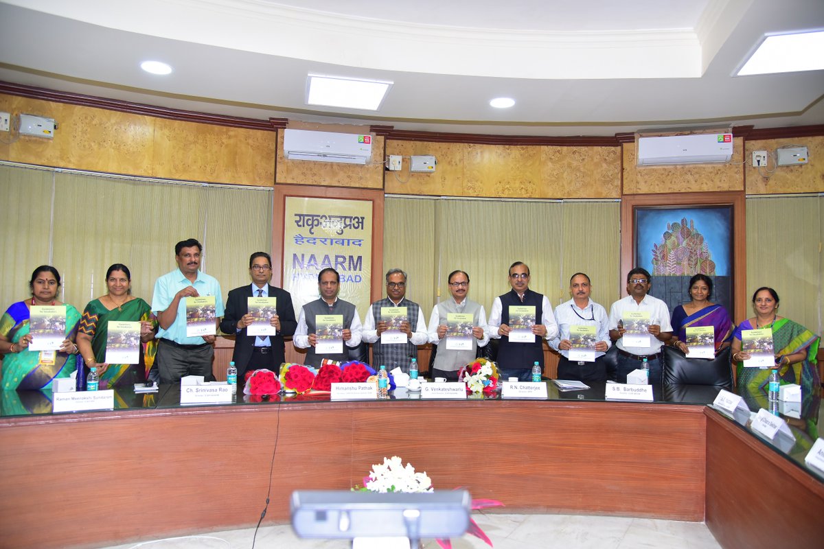icarindia's tweet photo. "All #ICAR Institutes need to plan for outcomes that can be delivered by following One-scientist One-product model”, said Dr. Himanshu Pathak, while interacting with Directors of Hyderabad based ICAR Institutions  at #ICAR- NAARM on 24th Sept. @nstomar 
https://t.co/06VtXYvTc6 https://t.co/40r1dxyGUL