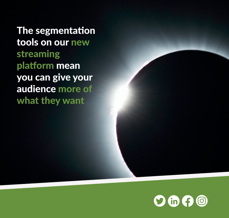 easeltv's tweet photo. The segmentation tools on our new streaming platform mean you can give your audience more of what they want in the way they want to experience it, so they'll come back time and again.

Discover more > https://t.co/0BPuEh3u9l

#streaming #virtualevents #OTT #PaaS #innovation https://t.co/PAMfWmtPkI
