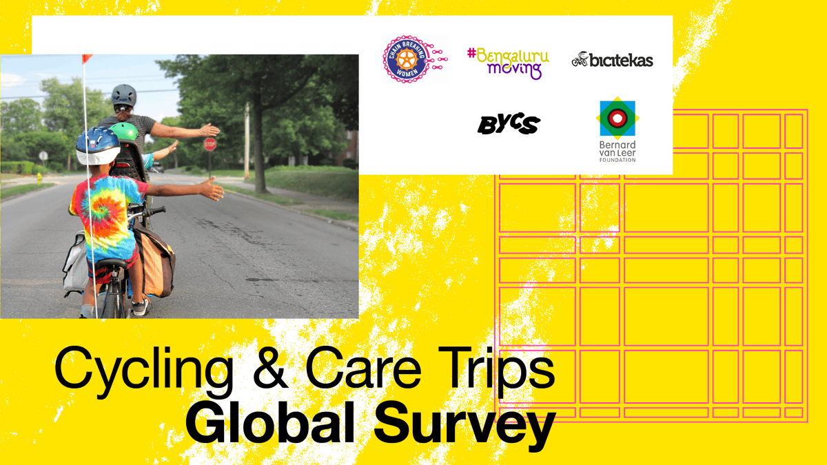 With support from @BvLFoundation, <a href="/BYCS_org/">BYCS</a> is launching a global survey to better understand the mobility patterns and barriers of caregivers, especially those related to riding a bicycle, as well as potential solutions.

Share your (anonymized) answers: docs.google.com/forms/d/e/1FAI…