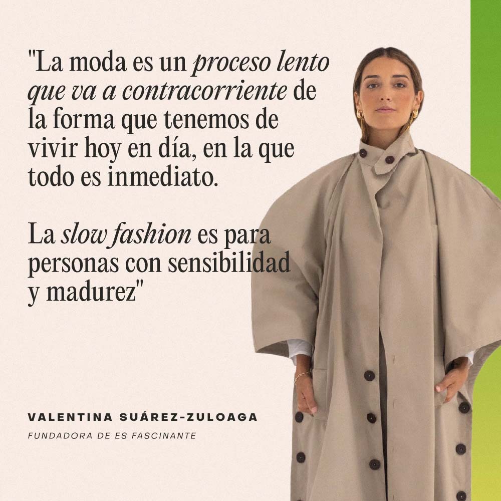 OMESoficial's tweet photo. Valentina Suárez-Zuloaga, fundadora de ES Fascinante, apuesta por la "moda slow", recalcando que la creación de prendas de calidad es un proceso que requiere tiempo.

#OMES #ModaSostenible #moda #sectortextil https://t.co/c5fMkSbFeD