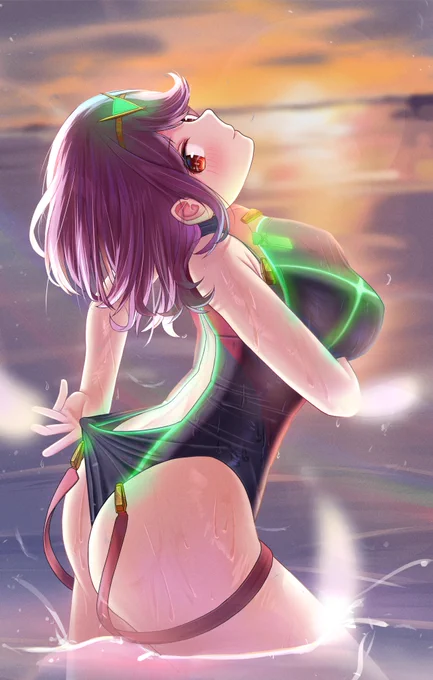 水着ホムラ#ゼノブレイド #ゼノブレイド2  #Xenoblade 