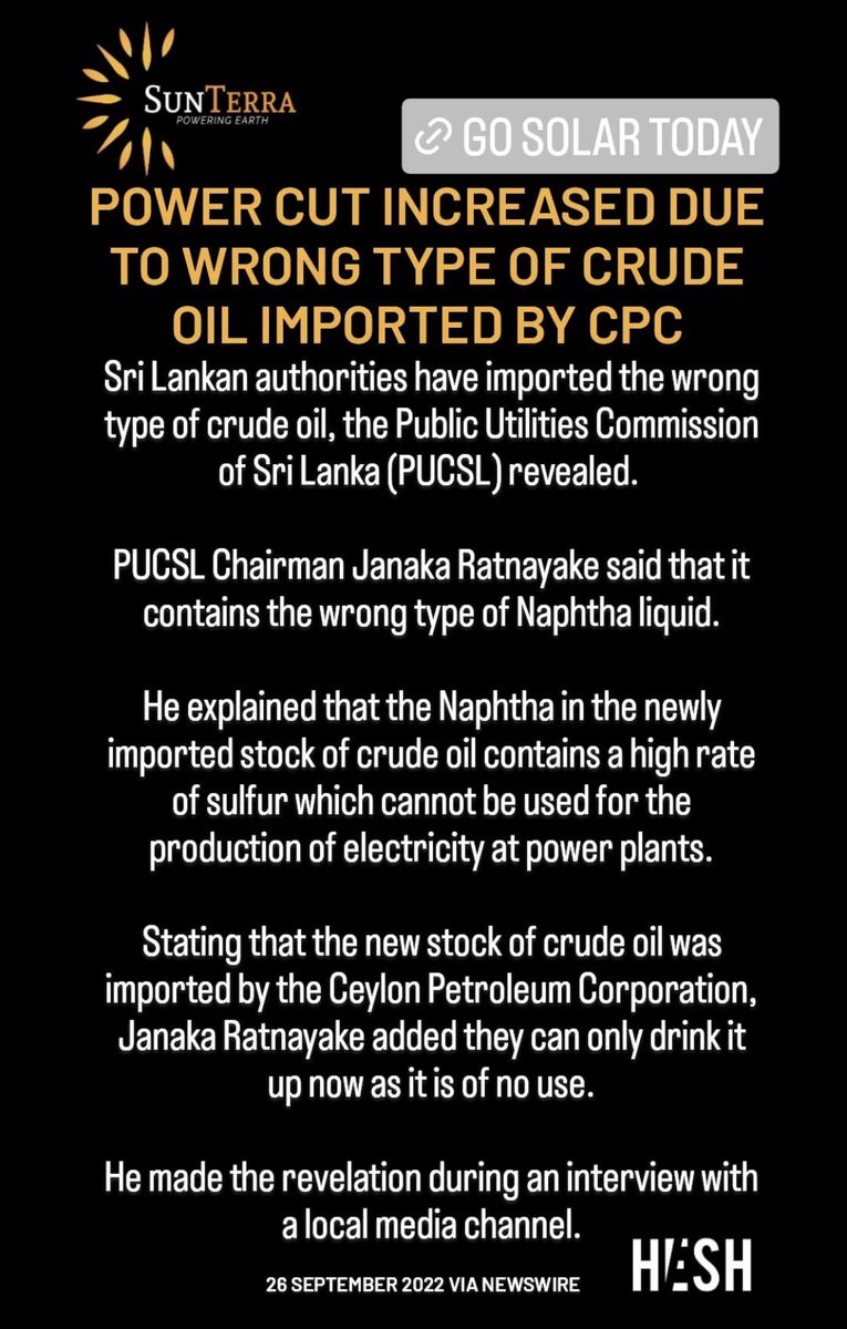 This is what happens when we entrust the administration of a country to uneducated rogues who have no respect or regard for their job and country. No wonder we are bankrupt <a href="/kanchana_wij/">Kanchana Wijesekera</a>