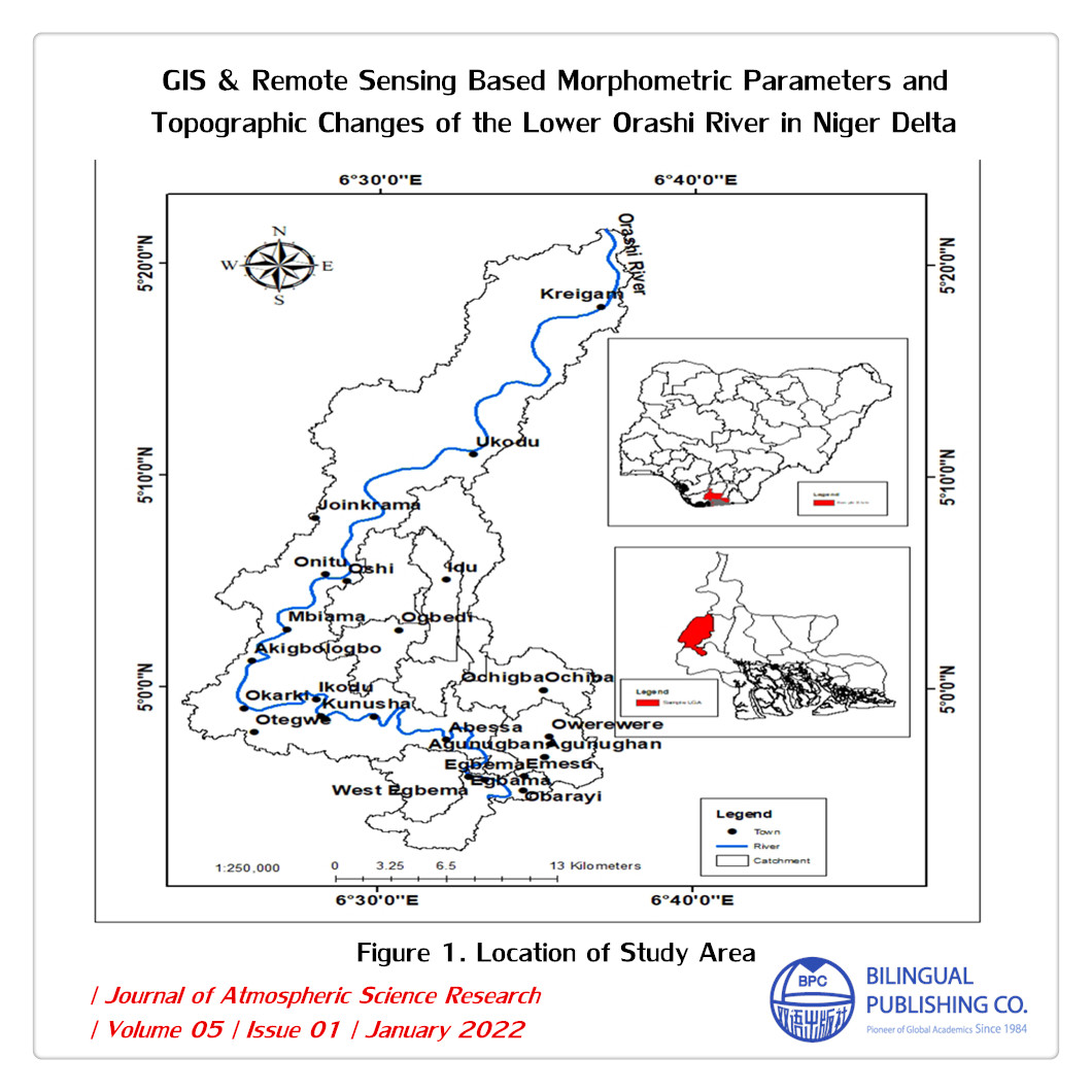bilingual_pub's tweet photo. GIS & Remote Sensing Based Morphometric Parameters and Topographic Changes of the Lower Orashi River in Niger Delta
#Morphometricanalysis #Topographicchanges #Hydrology #Flood #GIS
DOI: https://t.co/JI9fD6JHZ1 https://t.co/Wtr1DE5BzB