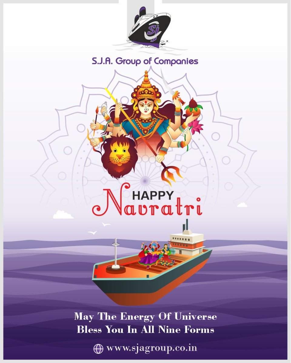 sja_group's tweet photo. Wishing you nine grand nights of devotion and happiness. MayΒ Maa DurgaΒ shower her blessings on you. #HappyNavratri!
#sjagroup #sjalogistics #navratri #navratri2022 #maadurga #garba #mumbai #kolkata #gujarat #india https://t.co/VpLqrWt4ZV
