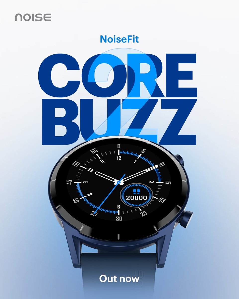 gonoise's tweet photo. Stay smartly connected with your new NoiseFit Core 2 Buzz.
Available at Flipkart and https://t.co/ZB7j37ui5A.
#Noise #NoiseSmartwatch #NoiseFitCore2Buzz #TheSmartCall https://t.co/zOqxETssmt