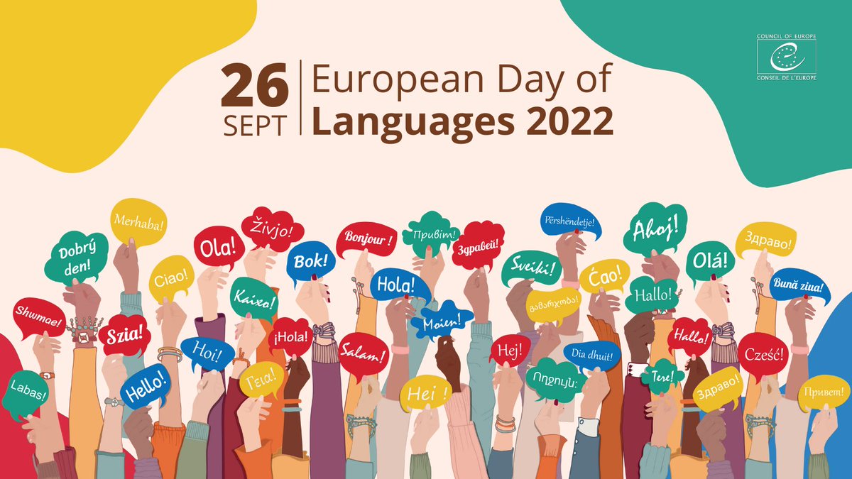 Europe Direct Huelva (@edhuelva) on Twitter photo Hoy es el #DíaEuropeodelasLenguas 🇪🇺🗣️
Una iniciativa del <a href="/coe/">Council of Europe</a> para preservar la riqueza lingüística del continente.
En nuestro centro lo celebraremos hoy y mañana con actividades en las Escuelas Oficiales de Idiomas de la provincia. Hoy es el #DíaEuropeodelasLenguas 🇪🇺🗣️
Una iniciativa del <a href="/coe/">Council of Europe</a> para preservar la riqueza lingüística del continente.
En nuestro centro lo celebraremos hoy y mañana con actividades en las Escuelas Oficiales de Idiomas de la provincia.