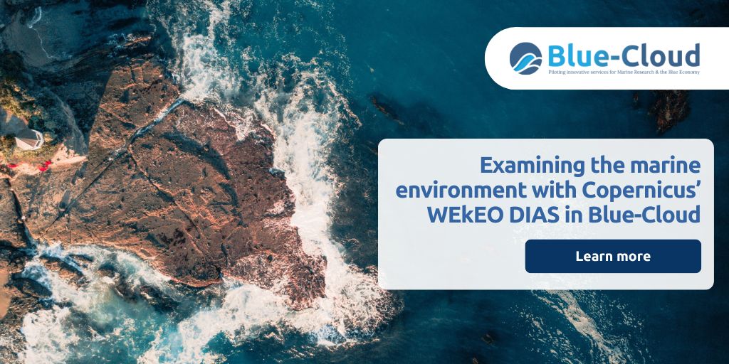 BlueCloudEU's tweet photo. Blue-Cloud was recently highlighted as a successful use case for the @CMEMS_EU @WEkEO_dias, enabling marine researchers to access, combine, and share quality environmental data.
Learn more and test our dedicated Virtual Lab: https://t.co/iX9Ll8y4N2
#OceanDecade #OurOcean #EOSC https://t.co/F8pqWynEpo
