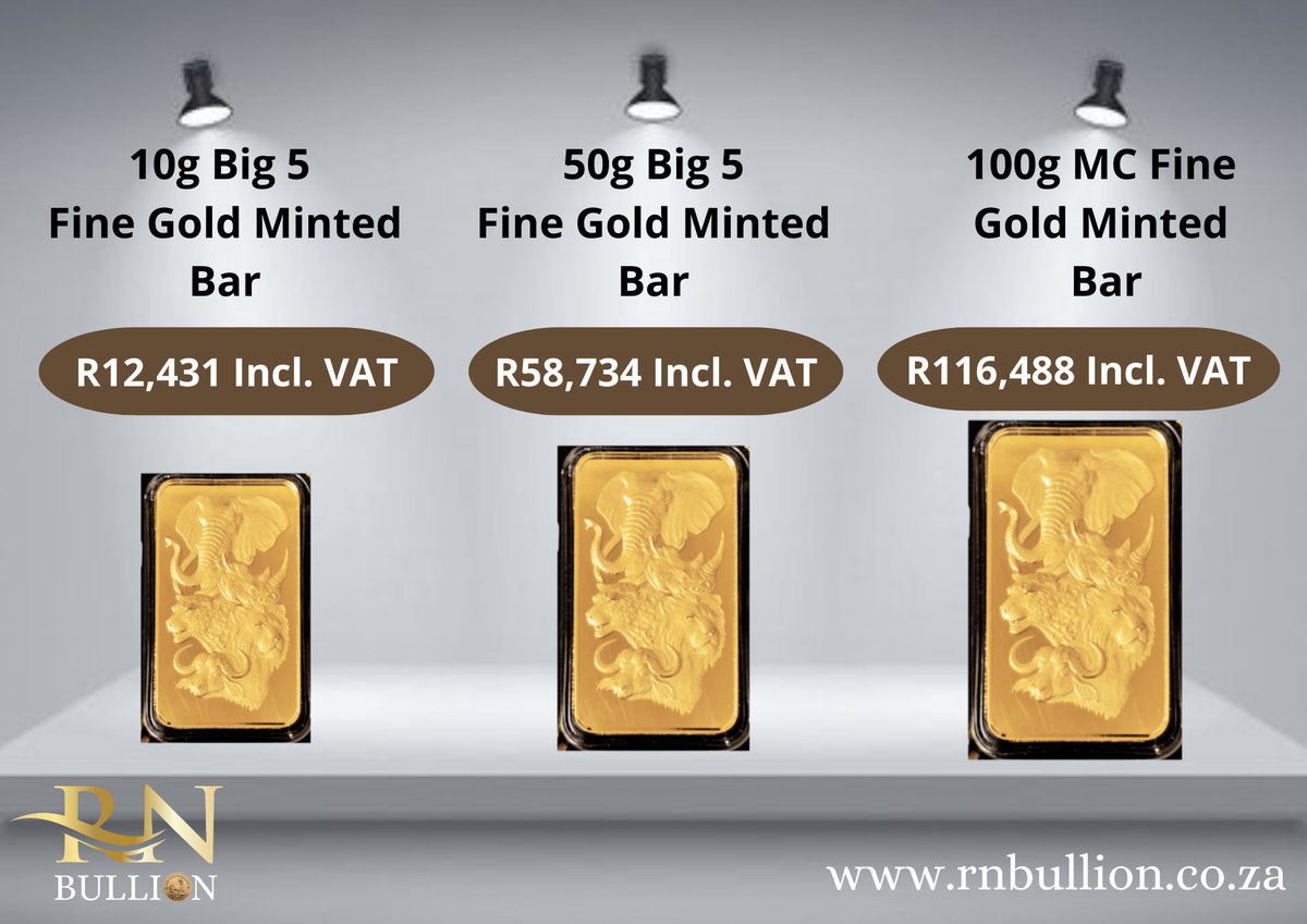 RN_Bullion's tweet photo. Gold β A defensive asset in portfolios:
With The Rand hitting a high of R18 against the Dollar this morning, Gold continues to hold its value locally, protecting South African investors from the weaker Rand.
#OwnGold
https://t.co/Ah00K6LrUQ https://t.co/pQZQUKaTT0