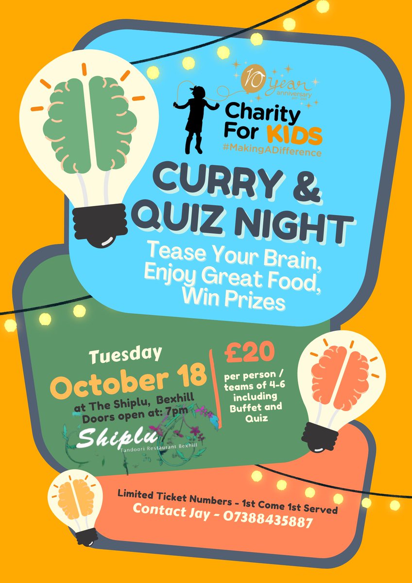 CharityforKids1's tweet photo. Fancy joining us for our next curry quiz night?

 We hope to see you there - book today to avoid disappointment https://t.co/QCpf0SeI7h