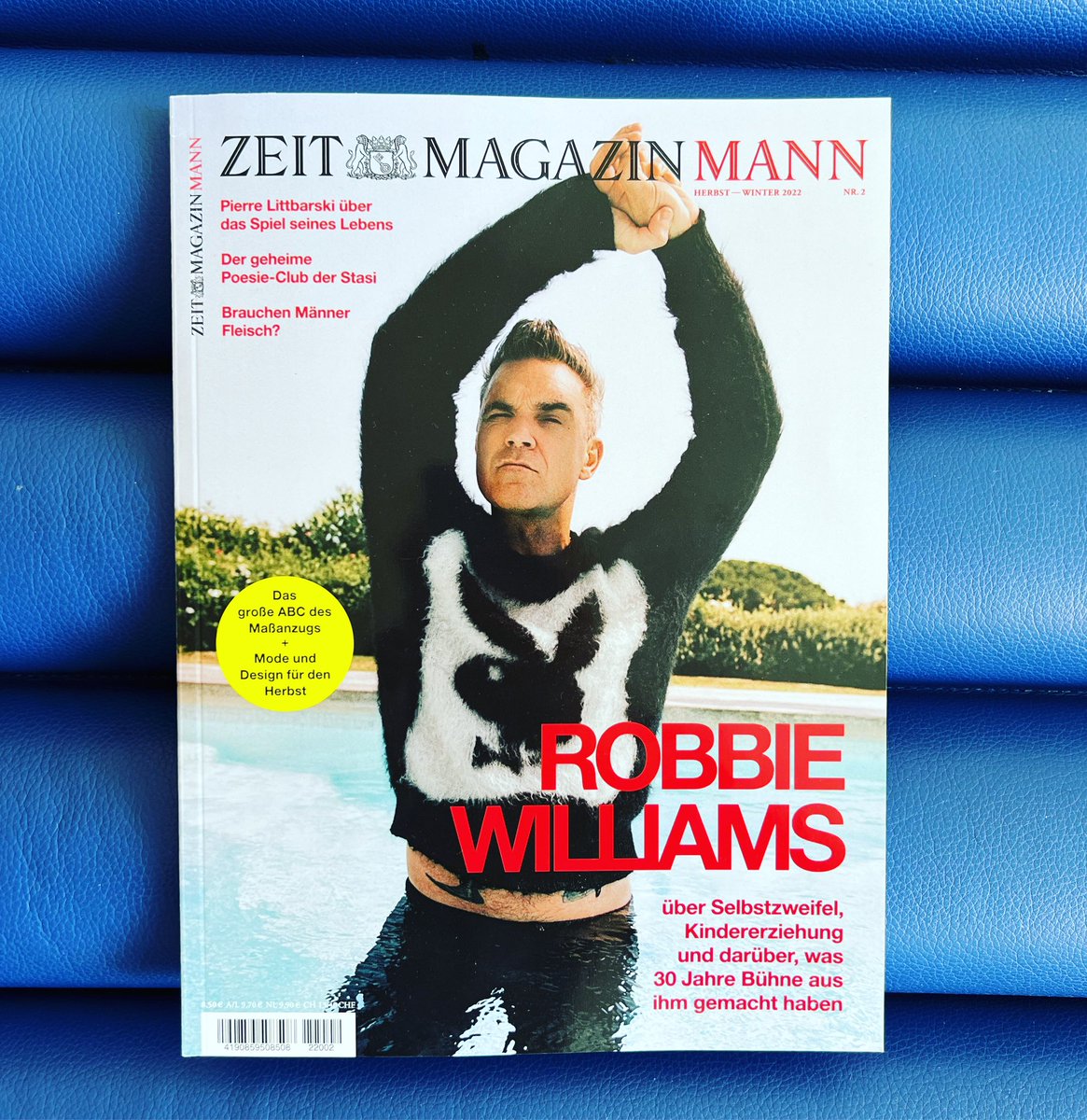 Mr @robbiewilliams ist der neue @ZEITmagazin MANN! @KemperAnna hat ihn interviewt, Alice Moitié hat ihn fotografiert