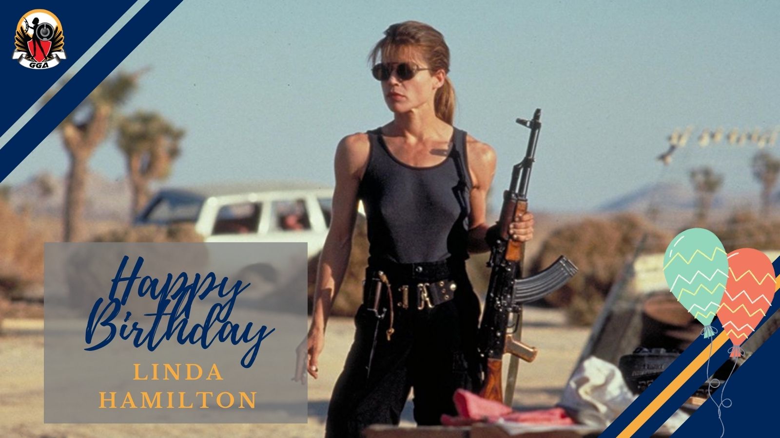 Happy Birthday, Linda Hamilton, aka Sarah Connor, aka General McCallister!  