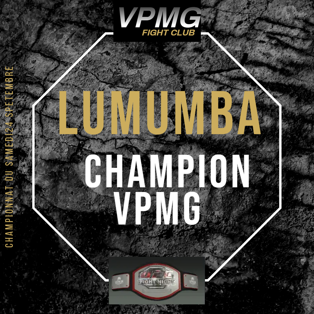 Suite à de nombreux combat acharné voici notre champion Lumumba hésité pas à nous rejoindre et tenté de lui reprendre son titre. Un grand merci à tous les participant