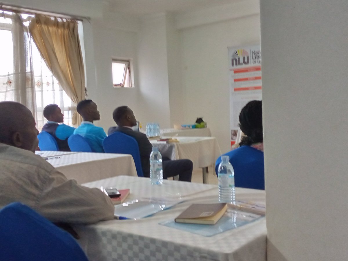 #KawempeYouthCentre library staff joining the rest of the public and community libraries for the "Digital Skills @ Your Local Library project meeting. #NLU #MaendeleoFoundation #EiFL #P2PU