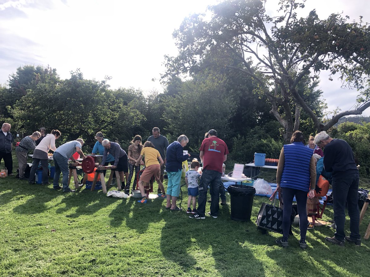 StComOrchard's tweet photo. Photos from our Apple Pressing last Saturday. Produced over 22gallons of delicious apple juice. https://t.co/0O4JGqC9BG