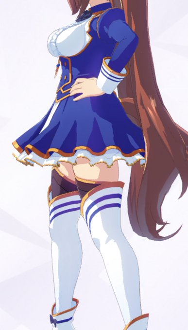 こう比べるとやはり形と太ももの違いがよく分かる…☺️ 