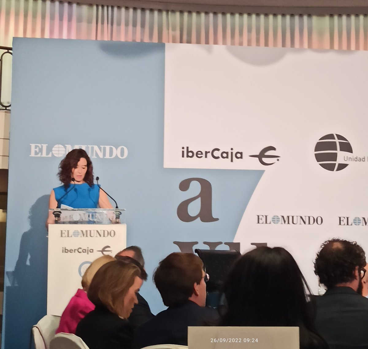 jlsanchezcrespo's tweet photo. @elmundoes Isabel Díaz Ayuso. Presidenta de la Comunidad de Madrid  en Citas con El Mundo https://t.co/HE533nl3Ej