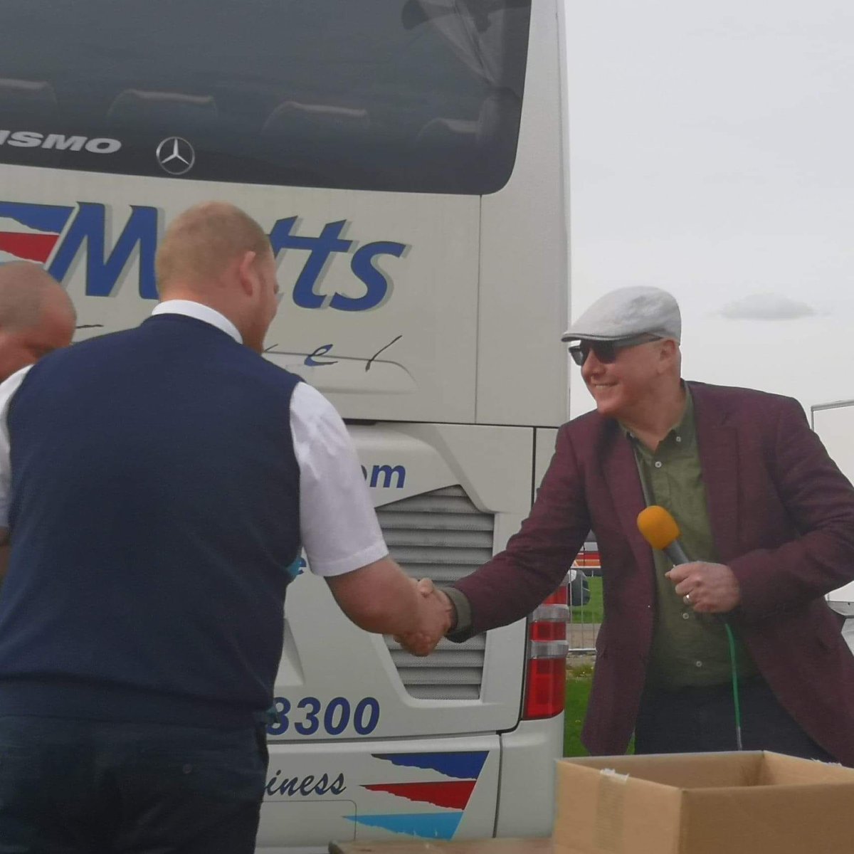 Yesterday at SHOWBUS 50 with our Volvo B8 MCV Evora Single Decker and our Bedford VAL 70.

We are delighted to have won the award for best Modern bus, received by our Operations Manager Chris and Service Driver Mark for our Volvo B8 which was new to us in March this year 🚌