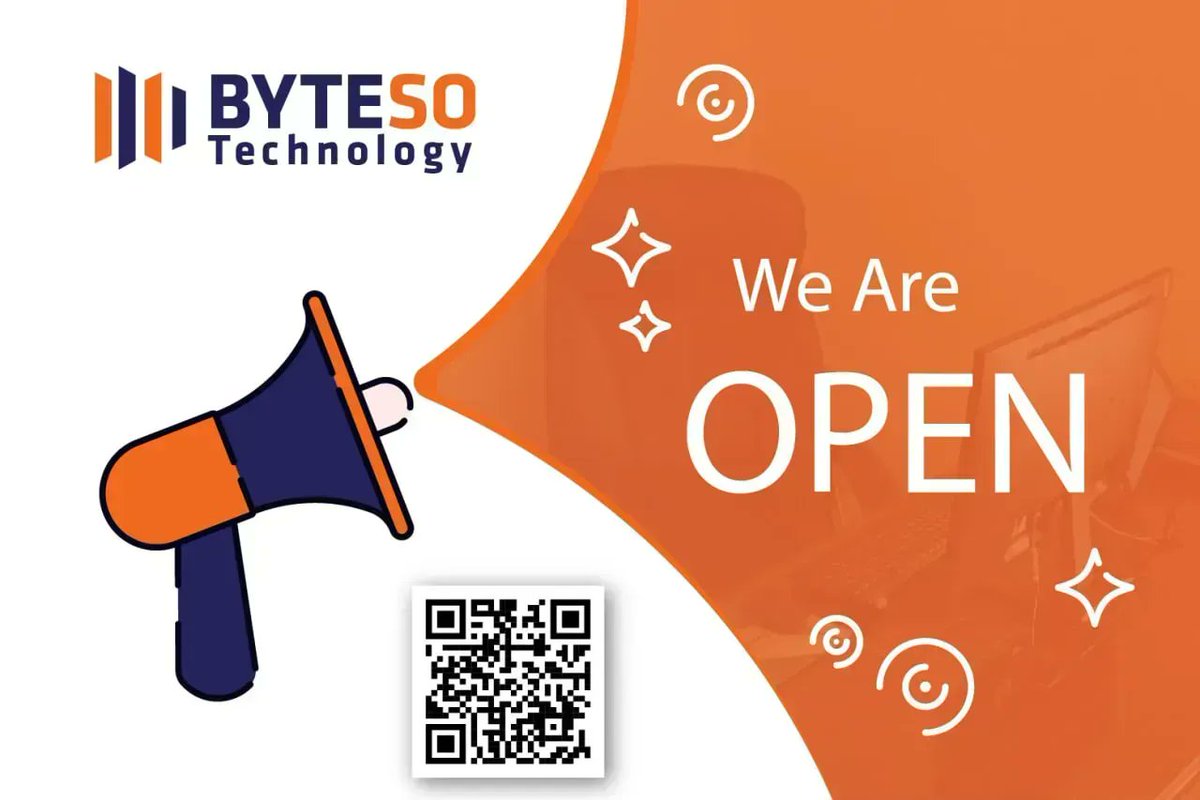 bytesotech's tweet photo. From now on we are here to serve you.

#Bytesotech
#TechServe
#WeAreByteso https://t.co/dlyIBEv2kh