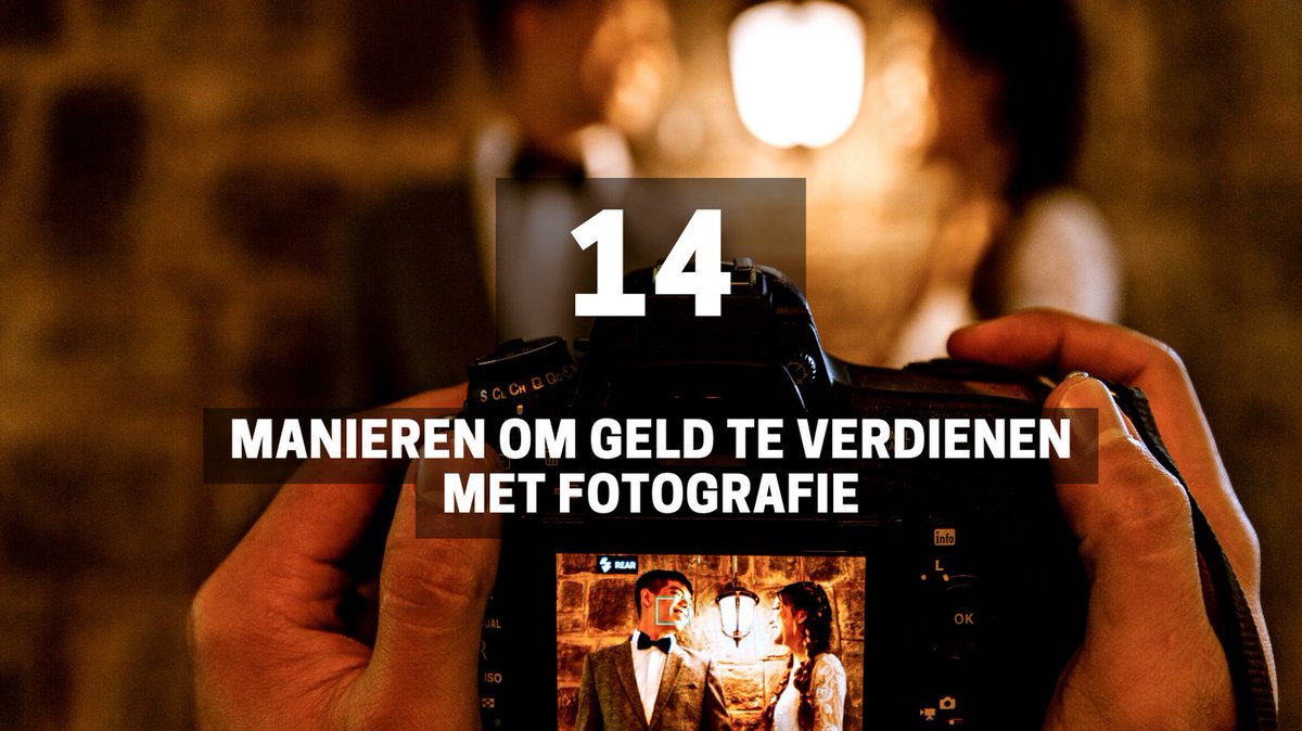 14 Manieren om geld te verdienen met fotografie #geldverdienen #fotografie fotografiebeginner.nl/tips/geld-verd…