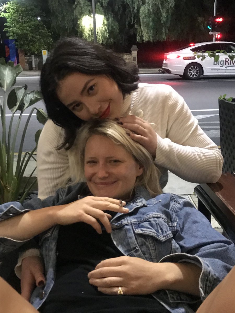 MerrettOpal's tweet photo. Old pic of me and “Prue” aka. Sophie who played the role perfectly! https://t.co/9SWgFo7Hci