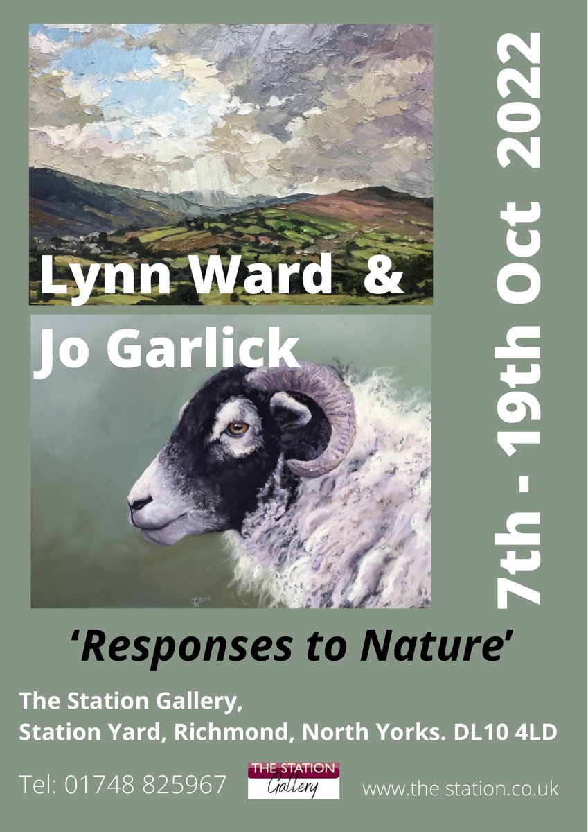 Exhibition ‘Responses to Nature’. Jo Garlick and <a href="/lynnwardartwork/">Lynn Ward</a> . It’d be great to see you there #artexhibition #art