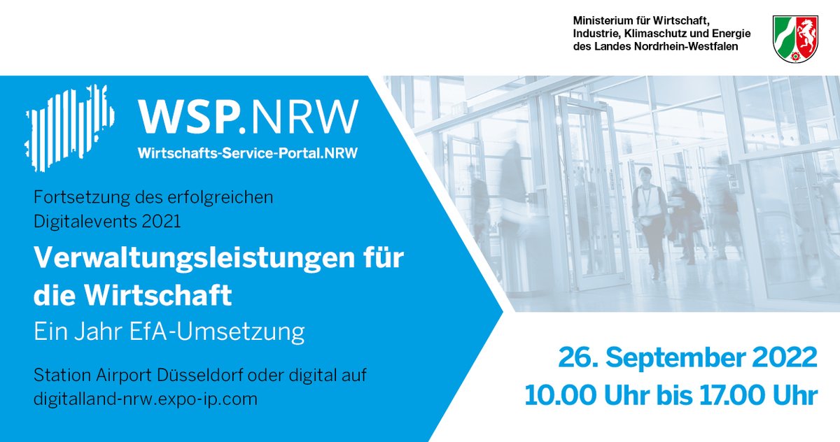 GovdigitalE's tweet photo. Heute von 15.30 - 16.30 Uhr ist der EfA-Marktplatz der govdigital eG virtuell bei "Ein Jahr #EfA-Umsetzung“ @WirtschaftNRW dabei: Es diskutieren: J. Fromm M. Lehnert (krz), M. Diepold (@akdb_de) u. M. Heinze (@ekom21 ). Moderation: @CarstenKoeppl https://t.co/eeKG3YE5QP https://t.co/JpPOFCLh8M