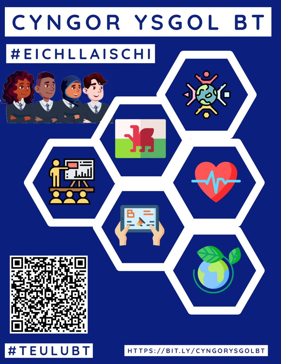 Cofiwch gwblhau'r ffurflen os oes gennych diddordeb ymaelodi gyda'r Cyngor Ysgol! Ewch amdani! #teuluBT
Learners have until Friday to register their interest in joining the School Council! #pupilvoice #teuluBT