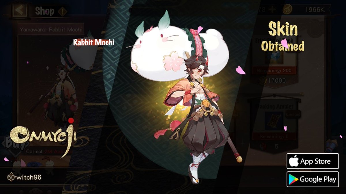 hattchii's tweet photo. #Onmyoji# I got a brand new rare skin! Check it out and try your luck! https://t.co/GeOxmlwJB7