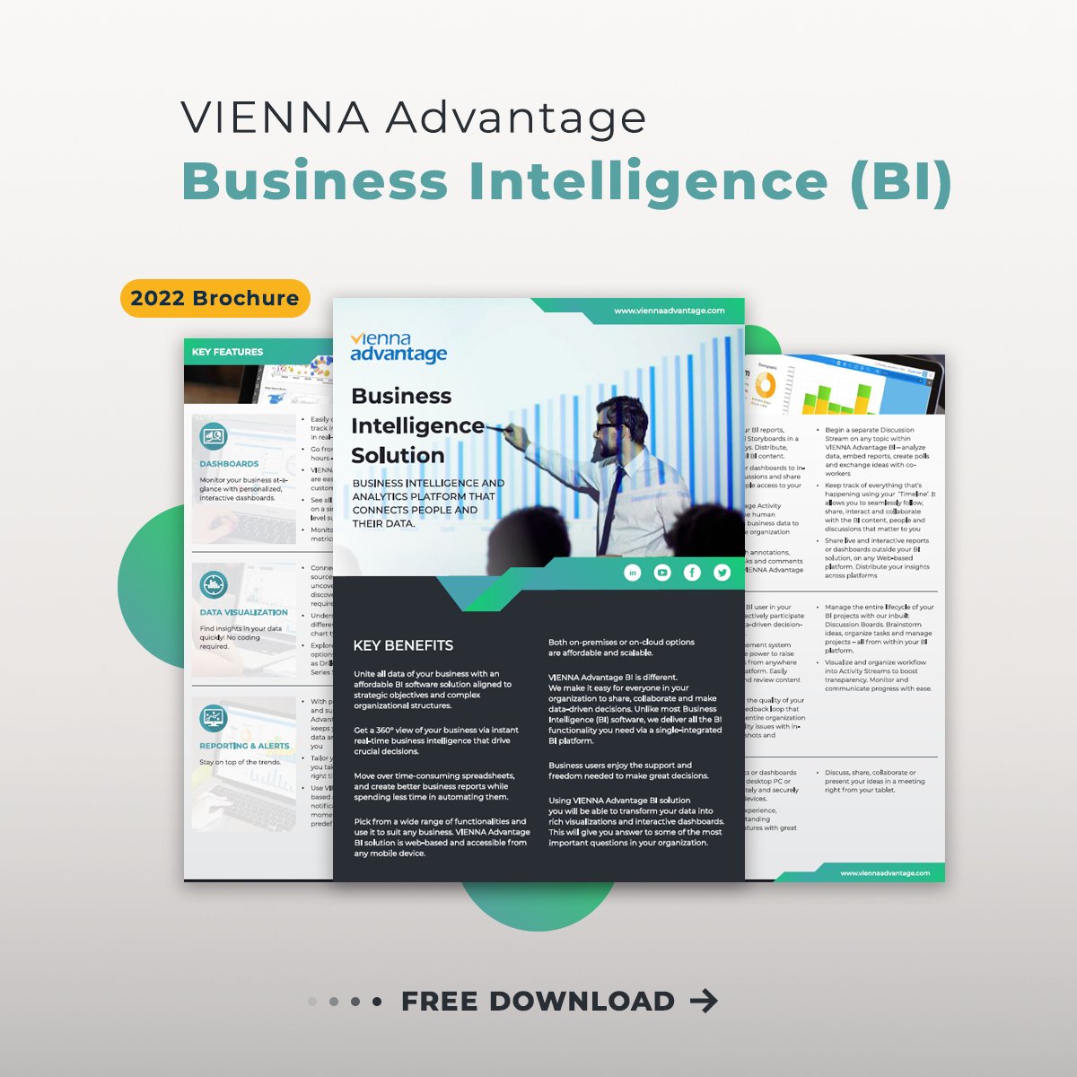 📢 NEWS 📢
Our latest #BusinessIntelligence brochure is now available for download! Get it here ➡️ bit.ly/3DLkF5s

#enterpriseanalytics #businessanalytics