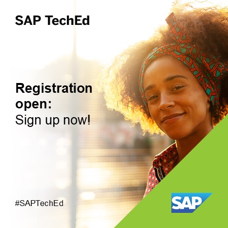 #SAPTechEd registration is live! Register today and join us in November! Read all about it here: groups.community.sap.com/t5/sap-teched-…