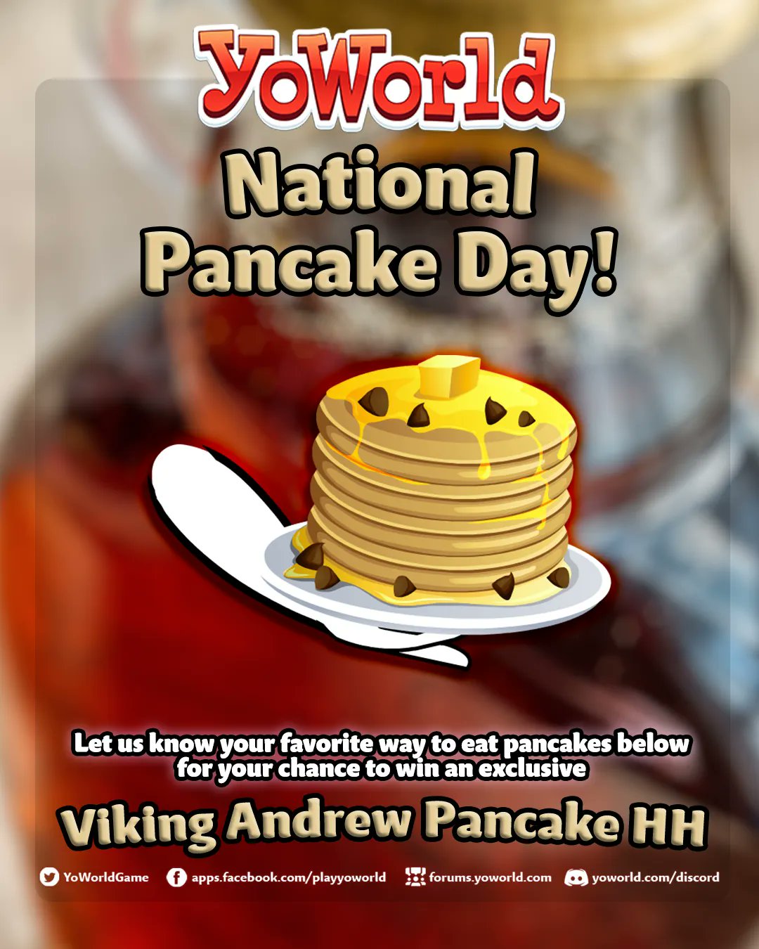 YoWorld on Twitter "Hey YoFans! It's National Pancake Day! I like my