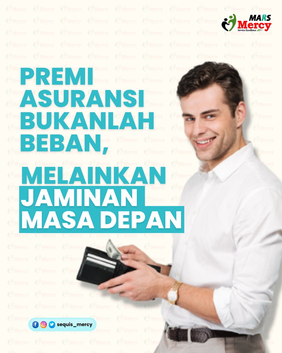 Sequis_Mercy's tweet photo. Masih takut berasuransi? Ingat, premi bukan beban melainkan jaminan masa depan.

#asuransi #asuransijiwa #asuransipenyakitkritis #asuransikesehatan #asuransipendidikan #agenasuransi #premiasuransi https://t.co/caMyj9wNSF