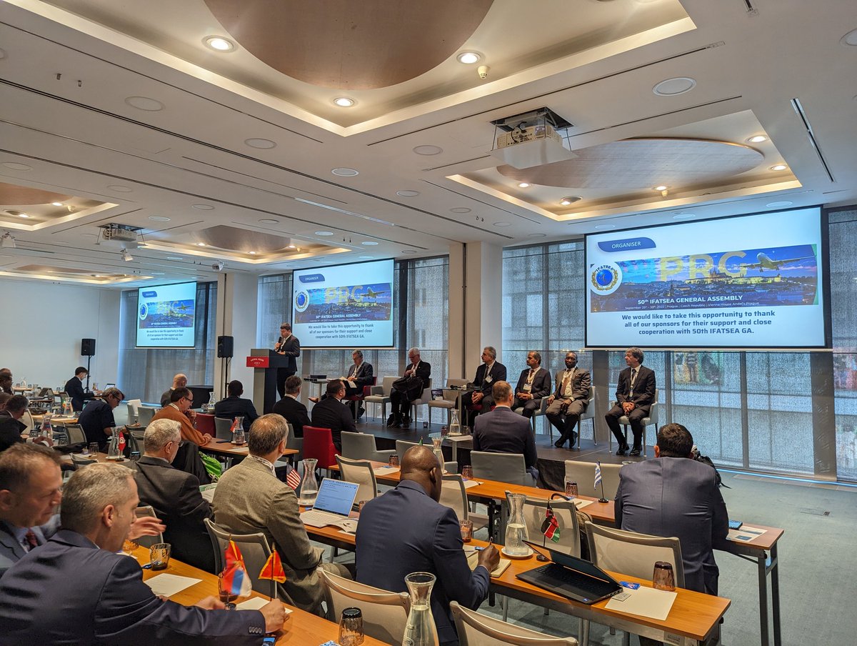 IFATSEA's tweet photo. Our 50th General Assembly is now underway in Prague. We're happy to be once again meeting again in person after 3 years apart #ATSEP https://t.co/3tb7zcNhgi