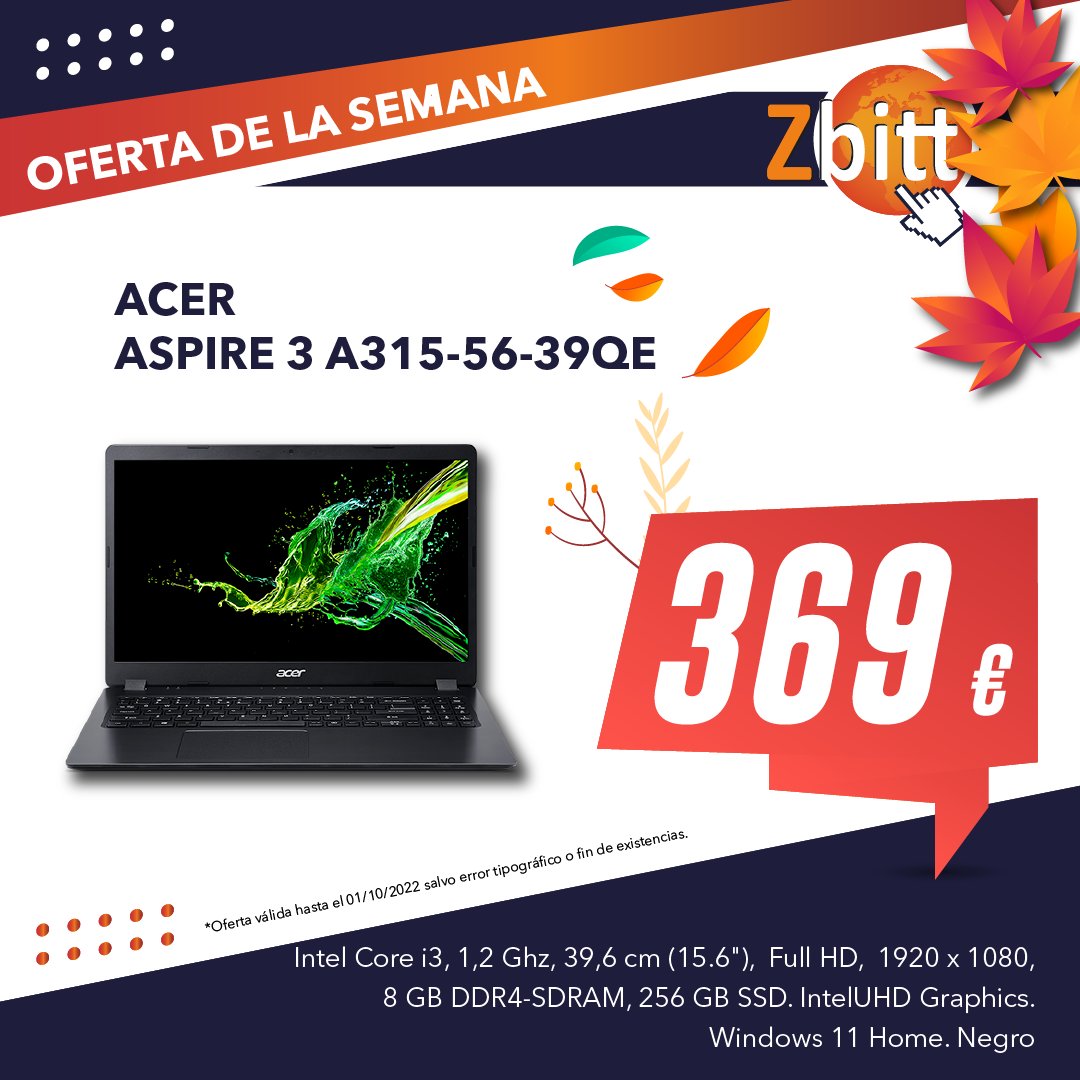 zbitt1's tweet photo. 🔝OFERTAS SEMANALES DE PORTÁTILES🔝
Válidas del 26 de septiembre al 1 de octubre.
#zbitt #informática #NuevasTecnologías #OfertasSemanales #comercioonline #comerciolocal #gaming #portátiles #impresoras #teclados #consumibles #oficina #monitores #mobiles #smartphone #hardware https://t.co/8VlsOnSiDW