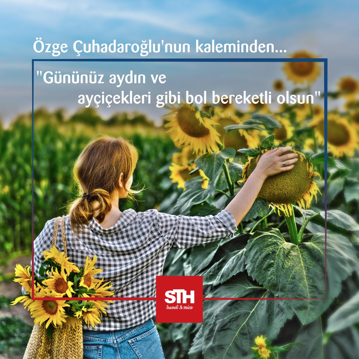 STHTeamTr's tweet photo. Yaşam Koçu ve Nefes Terapisti Özge Çuhadaroğlu'nun kaleminden; Gününüz aydın ve ayçiçekleri gibi bol bereketli olsun. Ne oluyorsa, eninde sonunda doğruya kavuşuyor. Olanı kucaklayıp olmayana yol verdiğinizde her şey kendi yolunu buluyor.
#sthteam #wellthinking #STH15Yaşında https://t.co/z6jC6rWq8M