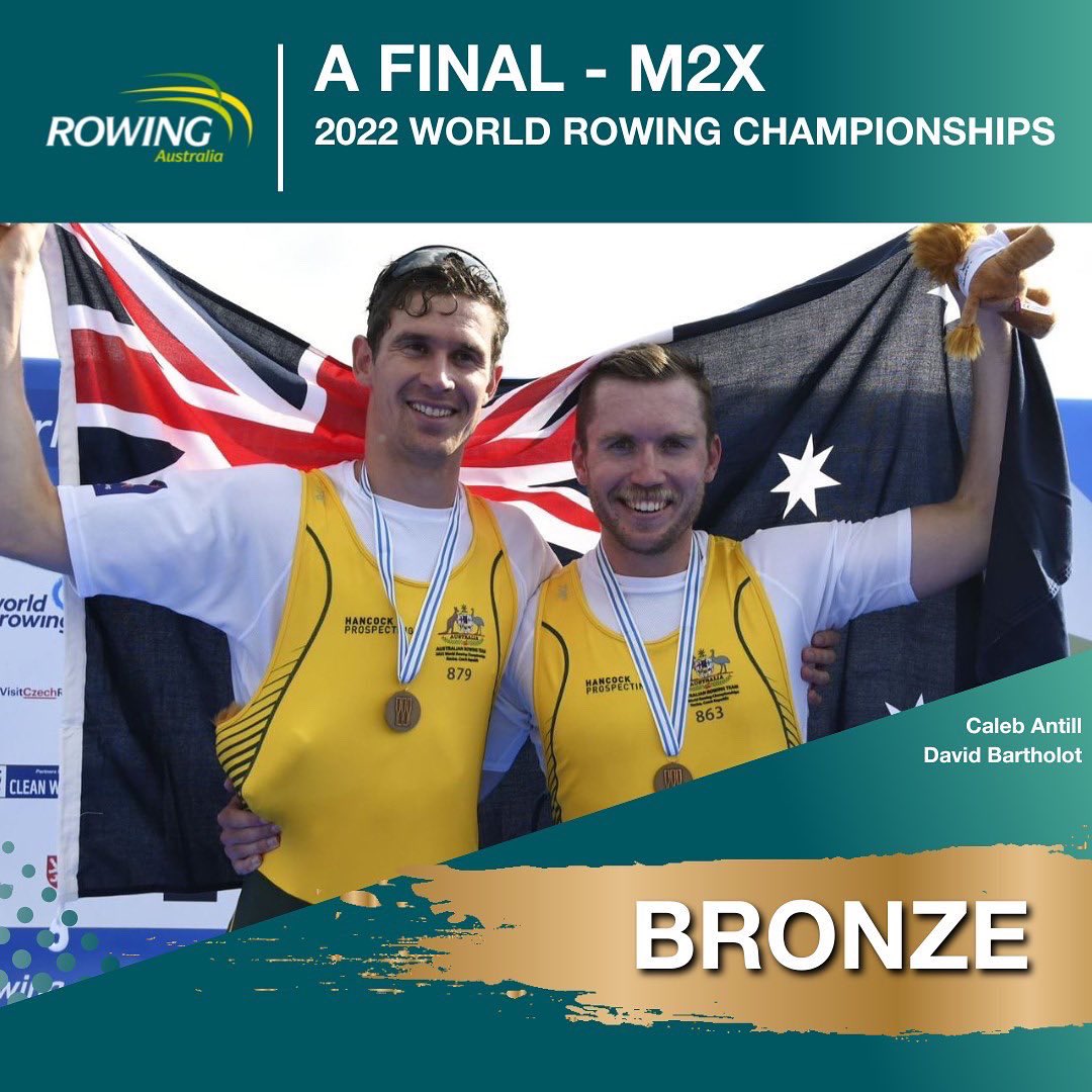 RowingAust's tweet photo. Day 8 Results: World Rowing Championships ๐จ๐ฟ
To read the daily recap, kindly click here: https://t.co/CsqBkqyaoa
#ReadyToRace ๐ฆ๐บ๐ฆ๐บ
#RowForAustralia ๐ฆ๐บ๐ฆ๐บ๐ฆ๐บ๐ฆ๐บ
@AUSOlympicTeam
@BontRowing
@TempurPedic
@_776BC
@Coles https://t.co/Fd9KU3MORt